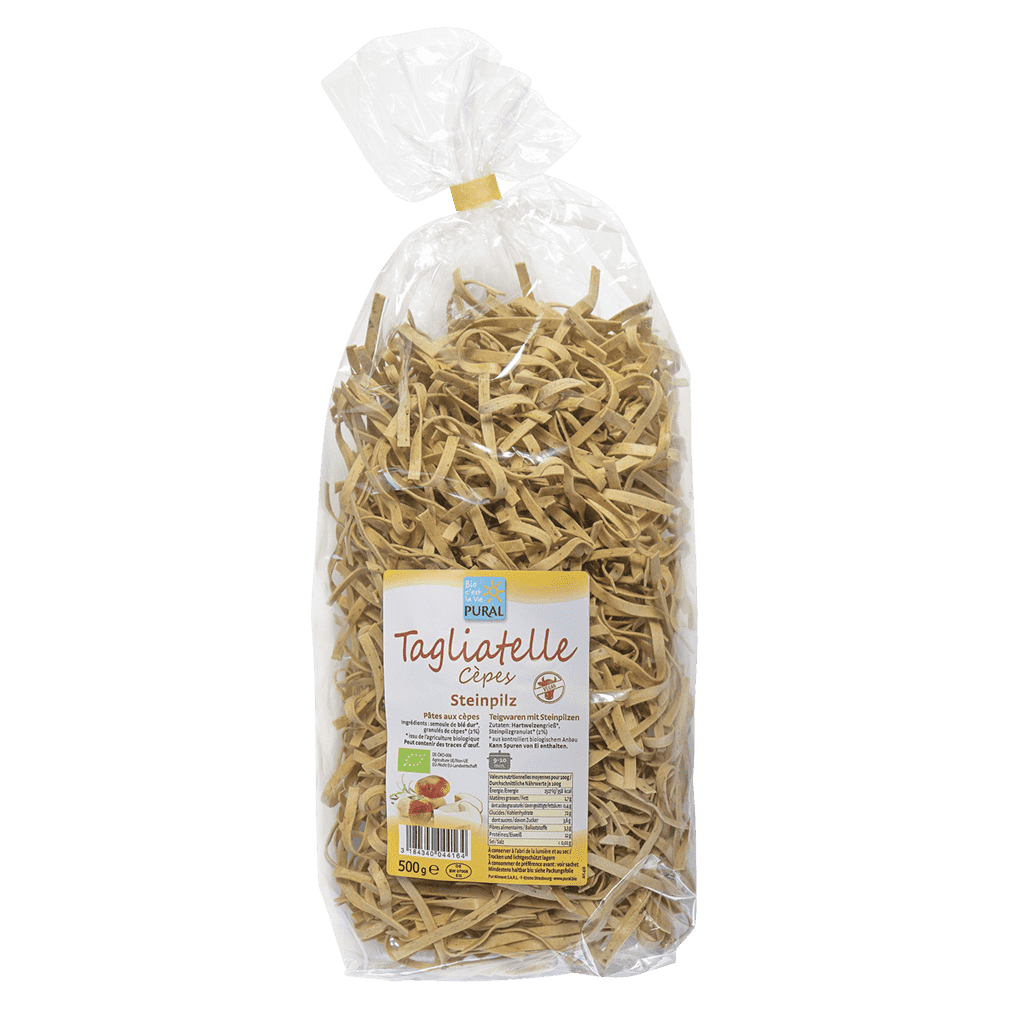 Bio Steinpilz Tagliatelle Bio Steinpilz Tagliatelle von Pural