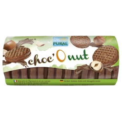 Doppelkekse ChocO nut mit Nougatcreme Doppelkekse ChocO nut mit Nougatcreme von Pural