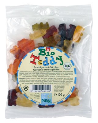 Fruchtgummi - Bärchen Teddy Bio von Pural