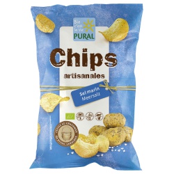 Kartoffelchips mit Schale, gesalzen Kartoffelchips mit Schale, gesalzen von Pural