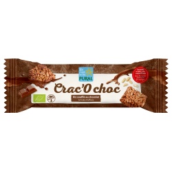 Puffreis-Happen CracO choc mit Vollmilchschokolade von Pural