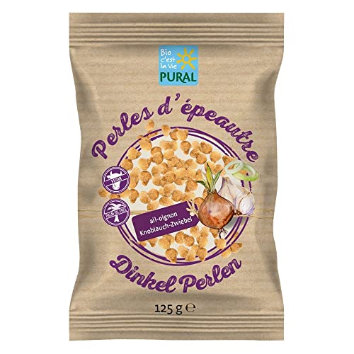 Pural Dinkel Perlen - Knoblauch & Zwiebel, 125g Pural Dinkel Perlen - Knoblauch & Zwiebel, 125g von Pural