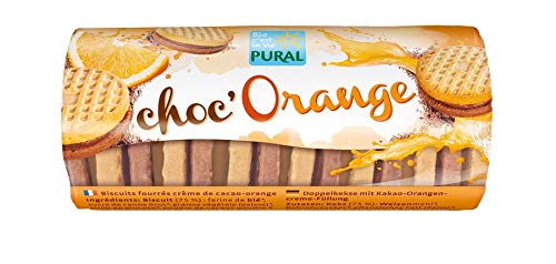 Pural Doppelkekse "Choc' Orange" mit Kakao-Orangen-Creme (85 g) - Bio von Pural