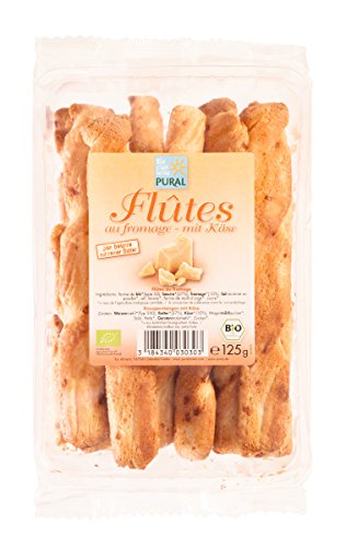 Pural Flûtes mit Käse (125 g) - Bio von Pural
