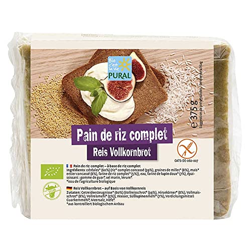 Pural Vollkorn Reisbrot, 375g Pural Vollkorn Reisbrot, 375g von Pural