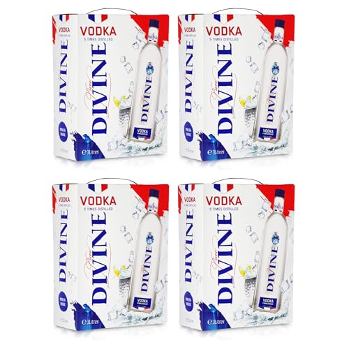 Bag-in-Box - Vodka Pure Divine 3 L. - Spirituosen - Wodka (4x 3L) von Pure Divine