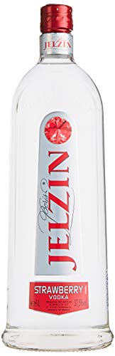 Jelzin - Aromatisierter Vodka Strawberry - Französischer Vodka aus den Nordvogesen - 37.5% Vol (1 x 1 l) von Pure Divine