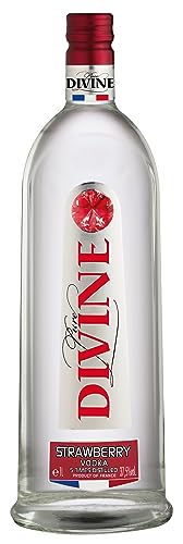 Pure Divine - Erdbeer Vodka, Aromatisierter Wodka aus den Nordvogesen, Frankreich - 37.5 Prozent Vol (1 x 1 l) von Pure Divine