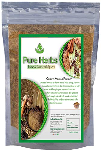 Pure Herbs Garam Masala Pulver Gewürz für Kochen Gesundheit und Nutzen (100) von Pure Herbs