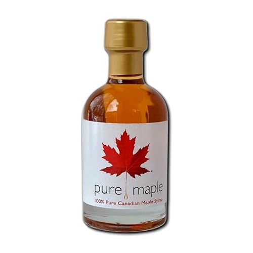 Pure Maple Ahornsirup Golden Delicate aus Kanada, 200 ml Glasflasche, vegan und glutenfrei - 100% purer kanadischer Ahornsirup, Grade A mit goldener Farbe von Pure Maple
