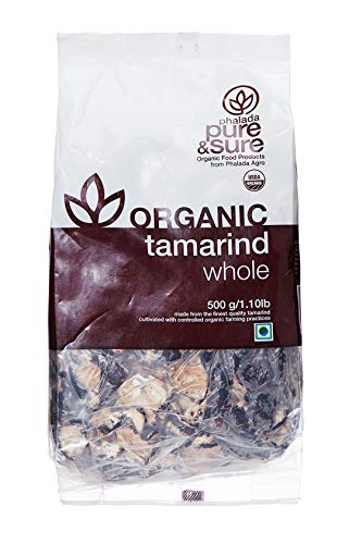 Pure & Sure Indianerprodukt Bio Tamarinde ganz, 500 g von Pure & Sure