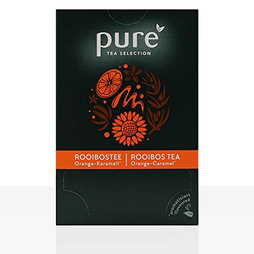 Pure Tea Selection Rooibos Orange Karamell | Kräutertee | 25 Teebeutel aus Maisstärke gewebt und industriell kompostierbar | 25 x 3g von Pure²