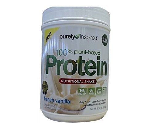 Purely Inspired Organic Protein Shake, 100% Plant Based Protein, French Vanilla Flavor, 1.5lbs by Purely Inspired Purely Inspired Organic Protein Shake, 100% Plant Based Protein, French Vanilla Flavor, 1.5lbs by Purely Inspired von Purely Inspired