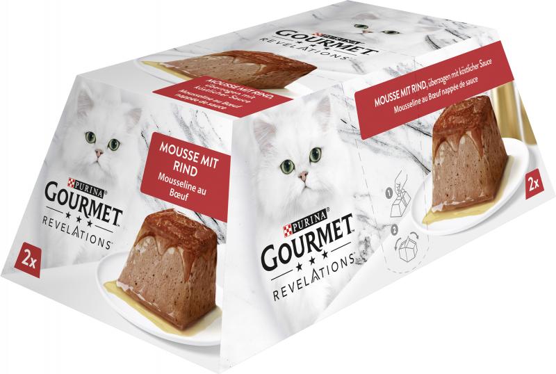 Purina Gourmet Revelations Mousse mit Rind von Purina