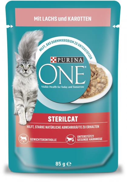 Purina One Sterilcat mit Lachs und Karotte von Purina