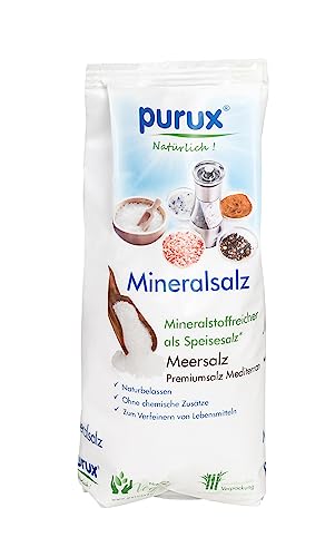 1 kg Mediterranes 100% Meersalz Premiumsalz fein Mineralsalz Speisesalz ohne Rieselhilfe 1 kg Mediterranes 100% Meersalz Premiumsalz fein Mineralsalz Speisesalz ohne Rieselhilfe von purux