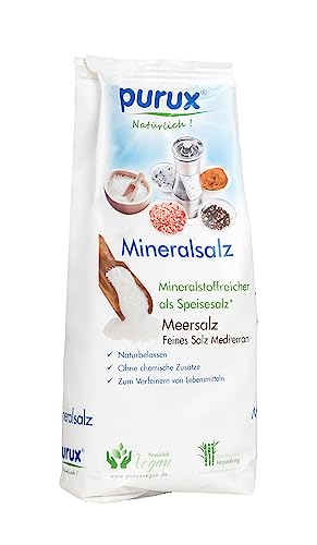 1Kg 100% Mediterranes Meersalz fein Mineralsalz Speisesalz ohne Rieselhilfe 1Kg 100% Mediterranes Meersalz fein Mineralsalz Speisesalz ohne Rieselhilfe von purux