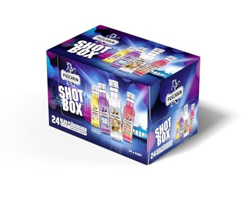 Puschkin Shot Box | 24er Glas | 0,02 L von Puschkin
