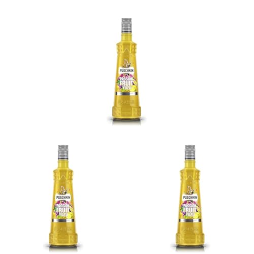 Puschkin Varianten Passionfruit Yuzu 1 x 0,7l-Fl. 15% vol. (Packung mit 3) von Puschkin