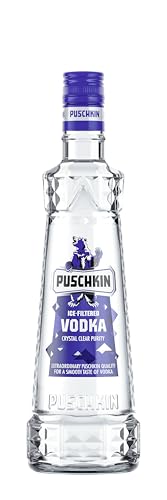 Puschkin | Vodka Original | Kristallklar mit reinem Geschmack | Perfekt pur, auf Eis oder als Basis für Cocktails und Longdrinks | 0,7L | 37,5% Vol. Puschkin | Vodka Original | Kristallklar mit reinem Geschmack | Perfekt pur, auf Eis oder als Basis für Cocktails und Longdrinks | 0,7L | 37,5% Vol. von Puschkin