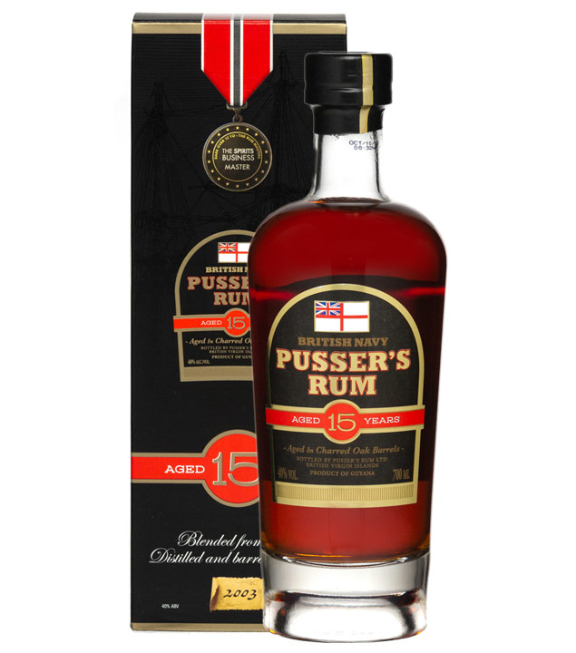 Pusser's Rum 15 Jahre British Navy (40 % Vol., 0,7 Liter) von Pusser's Rum Ltd.