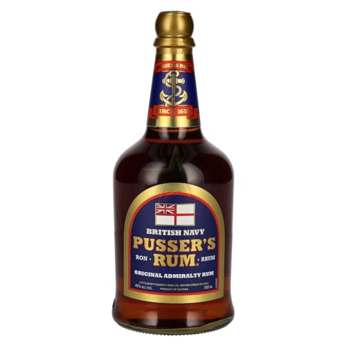 Pusser's Original Admiralty Rum 40,00% 0,70 Liter Pusser's Original Admiralty Rum 40,00% 0,70 Liter von Pusser's