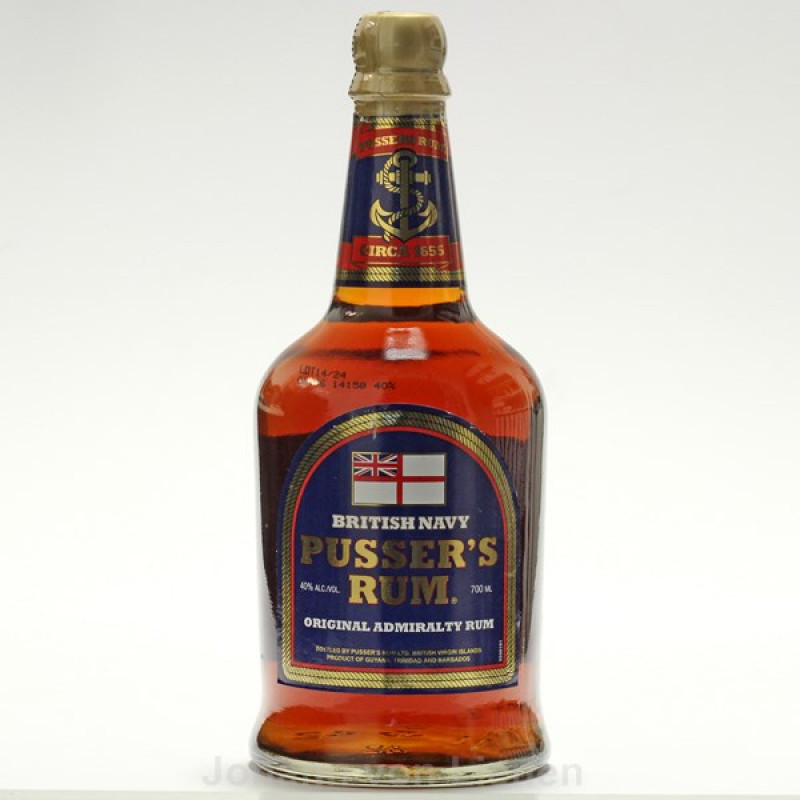 Pussers British Navy Rum Original Admiralty Blue Label 0,7 L 40 % vol Pussers British Navy Rum Original Admiralty Blue Label 0,7 L 40 % vol von Pussers