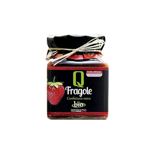 Quattrociocchi extra Premium Erdbeer Konfitüre, 350g - Extra hoher Fruchtanteil - 130g Erdbeere auf 100g Marmelade - Premium Qualität aus Italien Quattrociocchi extra Premium Erdbeer Konfitüre, 350g - Extra hoher Fruchtanteil - 130g Erdbeere auf 100g Marmelade - Premium Qualität aus Italien von Q QUATTROCIOCCHI