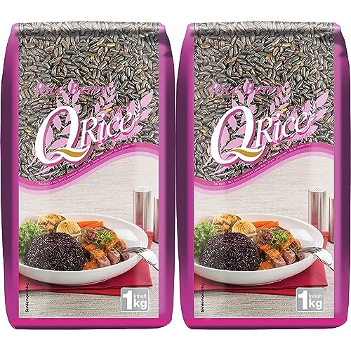 Q RICE Rice Berry – Schwarzer Jasminreis, aromatisch, exotisch, Ideal für asiatische Gerichte – 1 x 1 kg (Packung mit 2) von Q Rice
