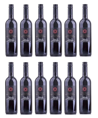 12x 0,75l - Q-Wine - Il Sole Orizon - Nero d'Avola & Merlot - Terre Siciliane I.G.P. - Sizilien - Italien - Rotwein trocken von Q-Wine