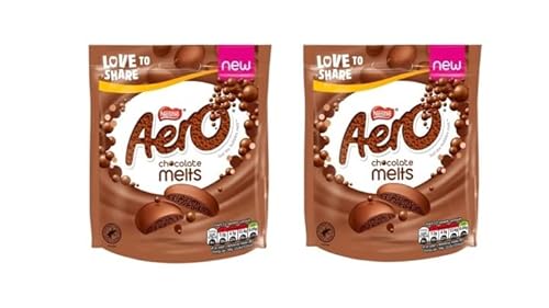Aero Milchschmelzbeutel für Schokolade, 92 g, 2 Stück von QAstocks