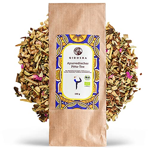 QIDOSHA® Ayurveda Pitta-Tee bio, 150 g loser Kräutertee in BIO-Qualität von QIDOSHA