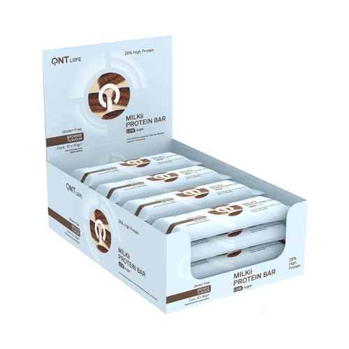 QNT MILKii Protein Bar (12x60g) Brownie von QNT