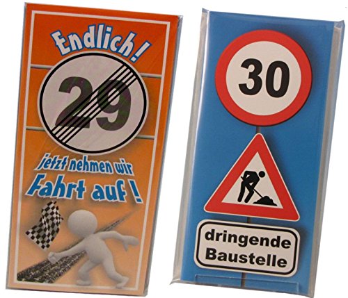 QUATSCHmanufaktur Schokoladen-Set 2 Tafeln zum 30. Geburtstag von QUATSCHmanufaktur