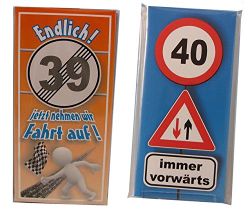 QUATSCHmanufaktur Schokoladen-Set 2 Tafeln zum 40. Geburtstag von QUATSCHmanufaktur