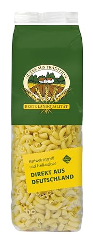 ALB-GOLD Nudeln - Beste Landqualität aus Hartweizengries und Freilandeier Teigwaren ohne Gentechnik (1 kg, Cornelli) von QUEBAg