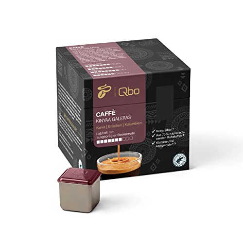 Tchibo Qbo Caffè Kinyaa Galeras Premium Kaffeekapseln, 27 Stück (Caffè, Intensität 7/10, lebhaft und beerig), nachhaltig & klimaneutral kompensiert von Tchibo