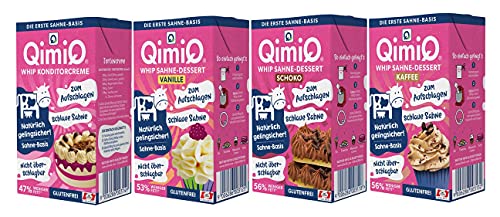 QimiQ Whip Sahne Dessert (Mix, 4x250g) von QimiQ