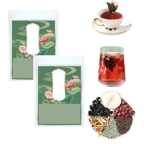 Rose and Lotus Leaf and Health Tea, Health Liver Care Tea, Chinese Nourishing Liver Tea (2 Box) von Qoobom