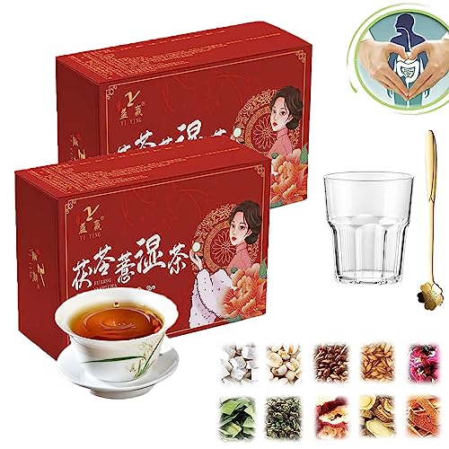Body Dampness Clearing Herbal Tea, Dampness Removing Tea, Chinese Nourishing Liver Tea, Herbal Stone Clearing Tea, Flavors Liver Care Tea (2pcs) von Qosneoun