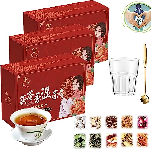 Body Dampness Clearing Herbal Tea, Dampness Removing Tea, Chinese Nourishing Liver Tea, Herbal Stone Clearing Tea, Flavors Liver Care Tea (3pcs) von Qosneoun