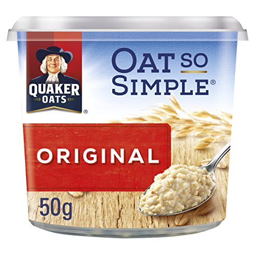 Quaker Oat So Simple Express Pot Ursprüngliche Porridge 50 g (Packung mit 8) von Quaker