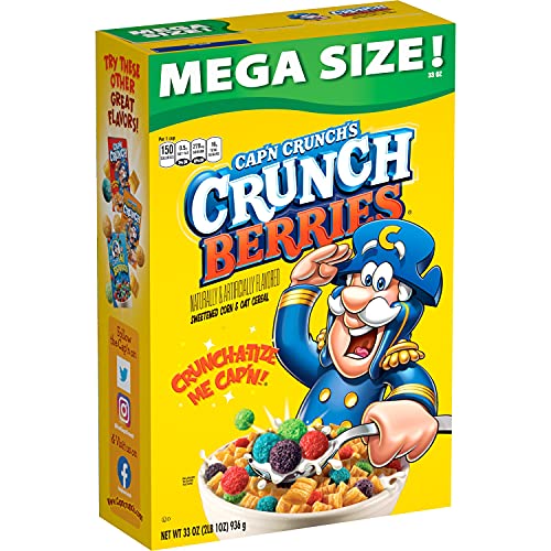 Cap'n Crunch Crunch Beeren, Mega-Größe, 945 ml von Quaker