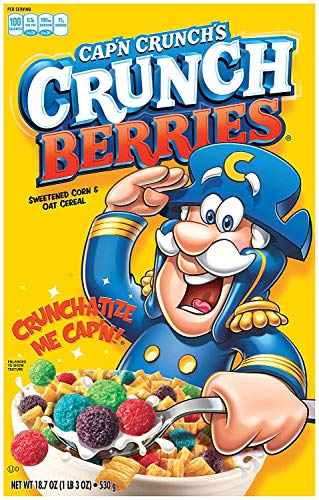 Quaker Cap'N Crunch's Crunch Berries Cereal 18.7 oz by quaker sales & distribution Quaker Cap'N Crunch's Crunch Berries Cereal 18.7 oz by quaker sales & distribution von Cap’n Crunch