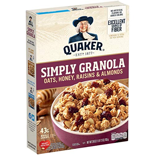 Quaker Granola Oats, Honey, Raisins, and Almonds - 28oz Quaker Granola Oats, Honey, Raisins, and Almonds - 28oz von Quaker