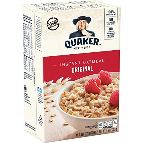 Quaker Instant Oatmeal - Original (12 x 28g) von Quaker