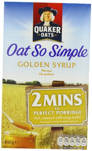 Quaker Oat So Simple Golden Syrup 10 x 36g von Snack a Jacks