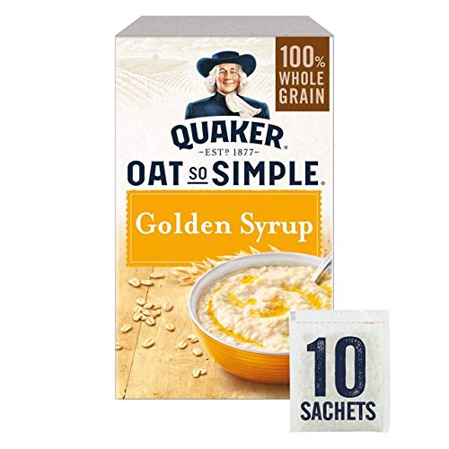 Quaker Oat So Simple Golden Syrup 360 g (Pack of 5) von Quaker