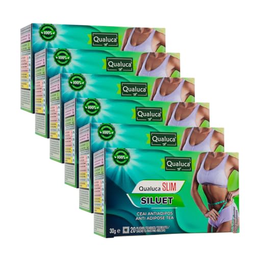 Qualuca, Silhouette-Komplex - 45 Tage | Silhouette-Tee | 6er-Set | 120 Teebeutel von Qualuca