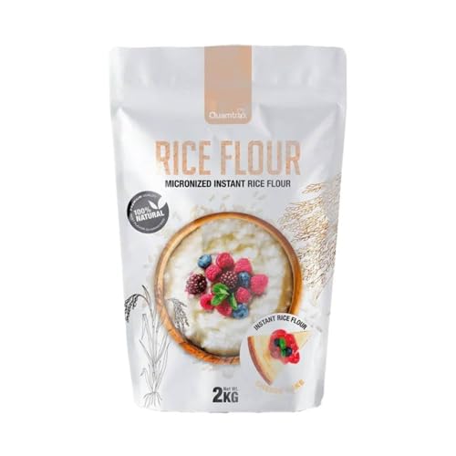Quamtrax - Instant-reismehl (2kg) - Cremes aus Reis - Reismehl - Cookies & Cream von Quamtrax